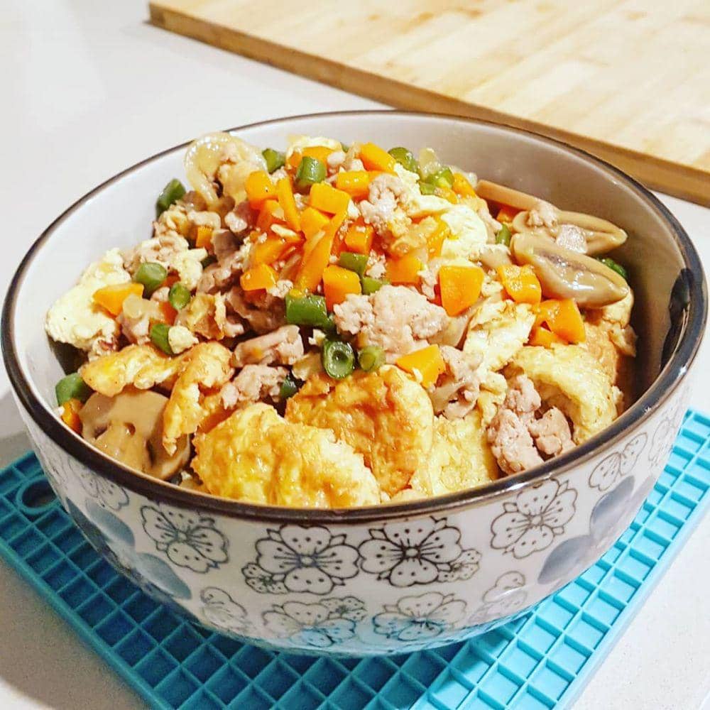 ilustrasi tahu telur ala chinese (instagram.com/tifakira_dching)