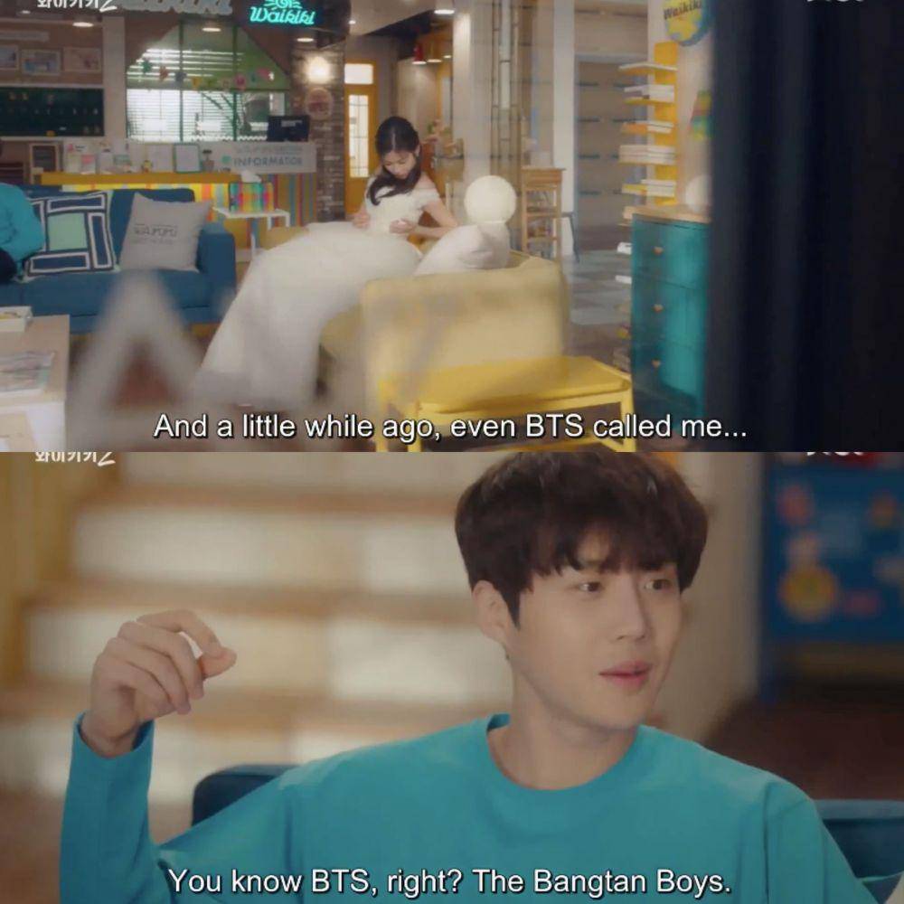 BTS disinggung dalam drama Welcome to Waikiki 2 (twitter.com/kim_taehvng)