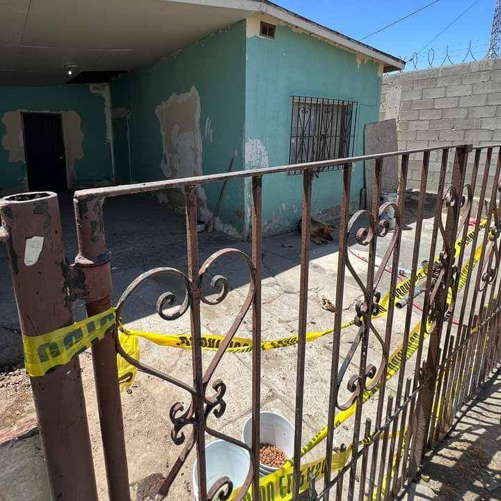 Rumah yang menjadi ujung terowongan di Tijuana, Meksiko. (twitter.com/GuillermoDelu13)