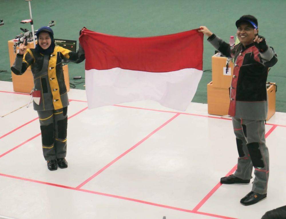 Cabor menembak di SEA Games 2021. (Dok. NOC Indonesia)