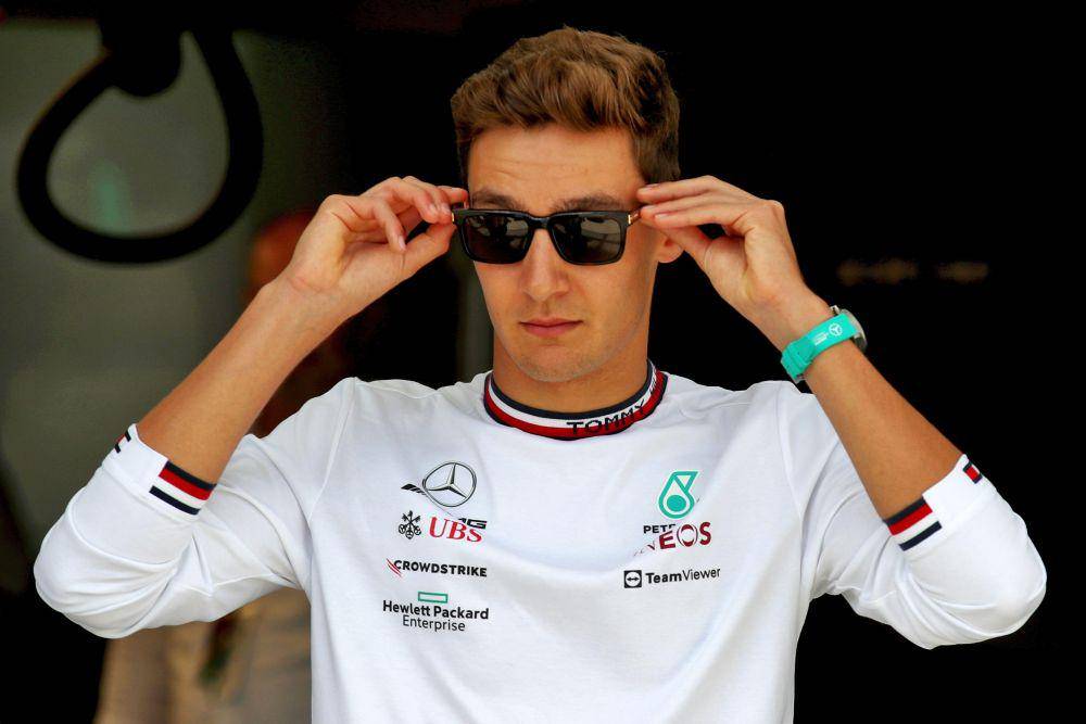 pembalap Mercedes George Russell (twitter.com/Planet_F1)