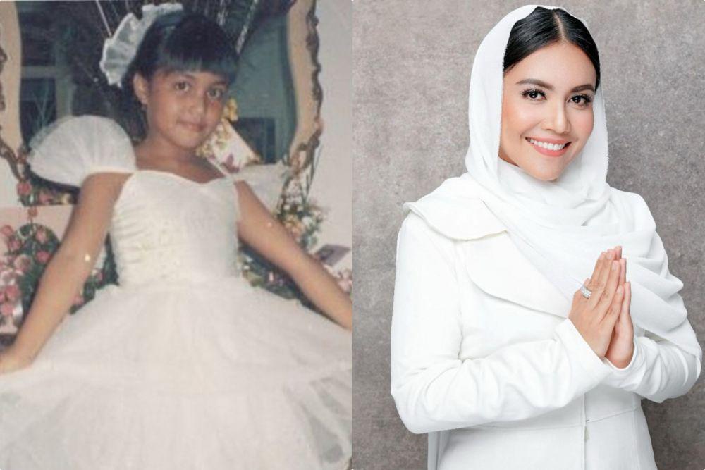 9 Potret Lawas Denada dari Cilik hingga Remaja, Manis!