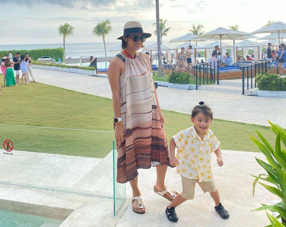 Keluarga Rini Yulianti Liburan ke Bali (instagram.com/riniyulianti)