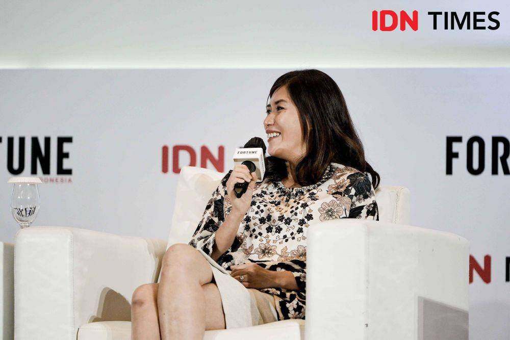 Avina Sugiarto, Venture Partner of East Ventures dalam acara Fortune Indonesia Summit 2022. (IDN Times/Herka Yanis)