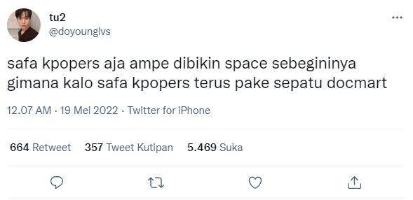 tweet kocak netizen setelah space viral Safa (twitter.com/doyounglvs)