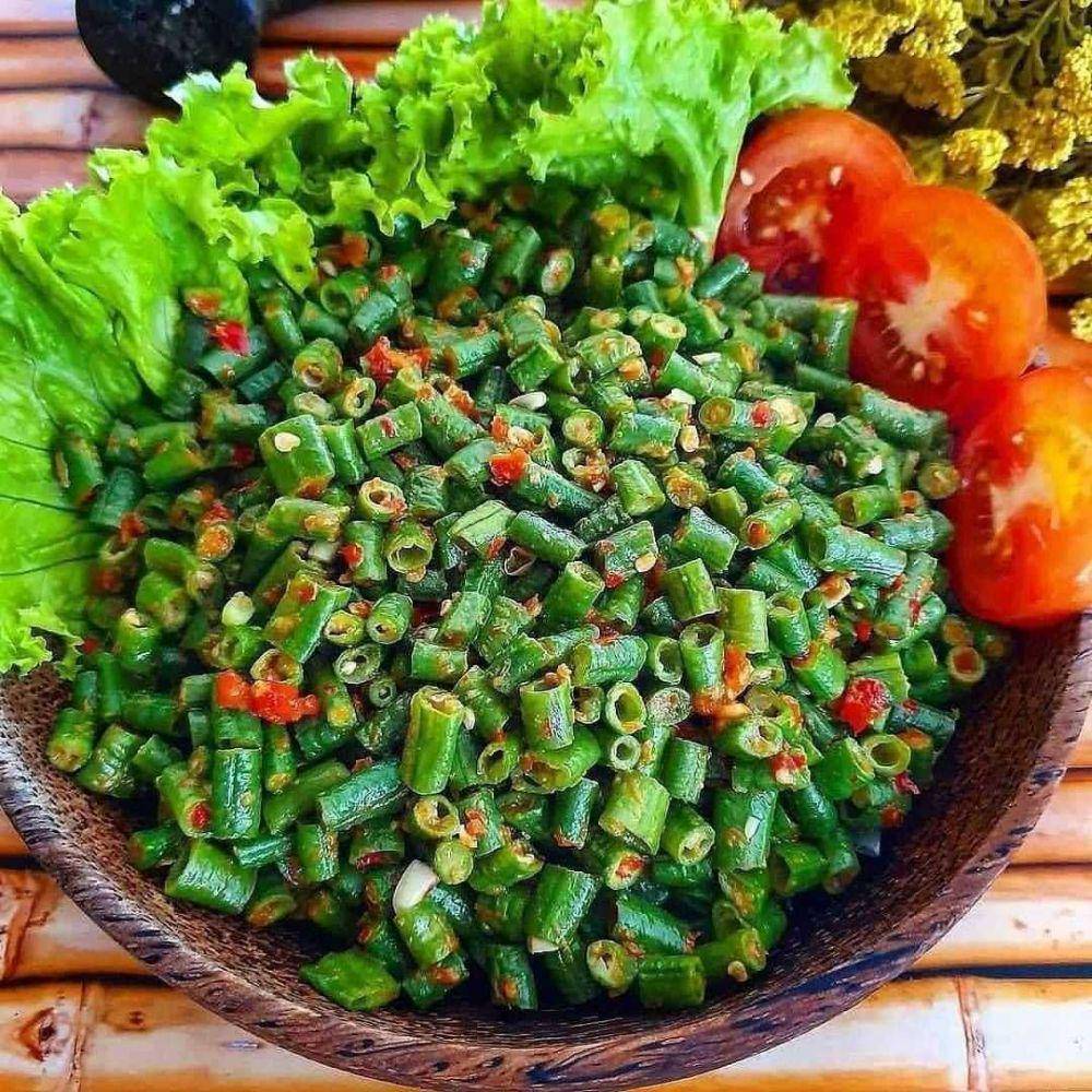 potret pencok kacang panjang(instagram.com/resepmasakan)