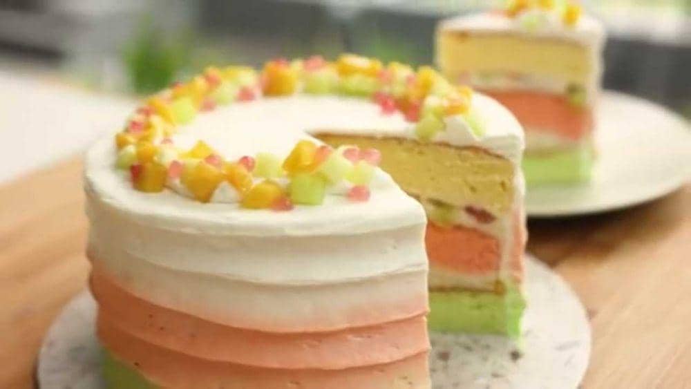 es campur cake (youtube.com/Devina Hermawan)