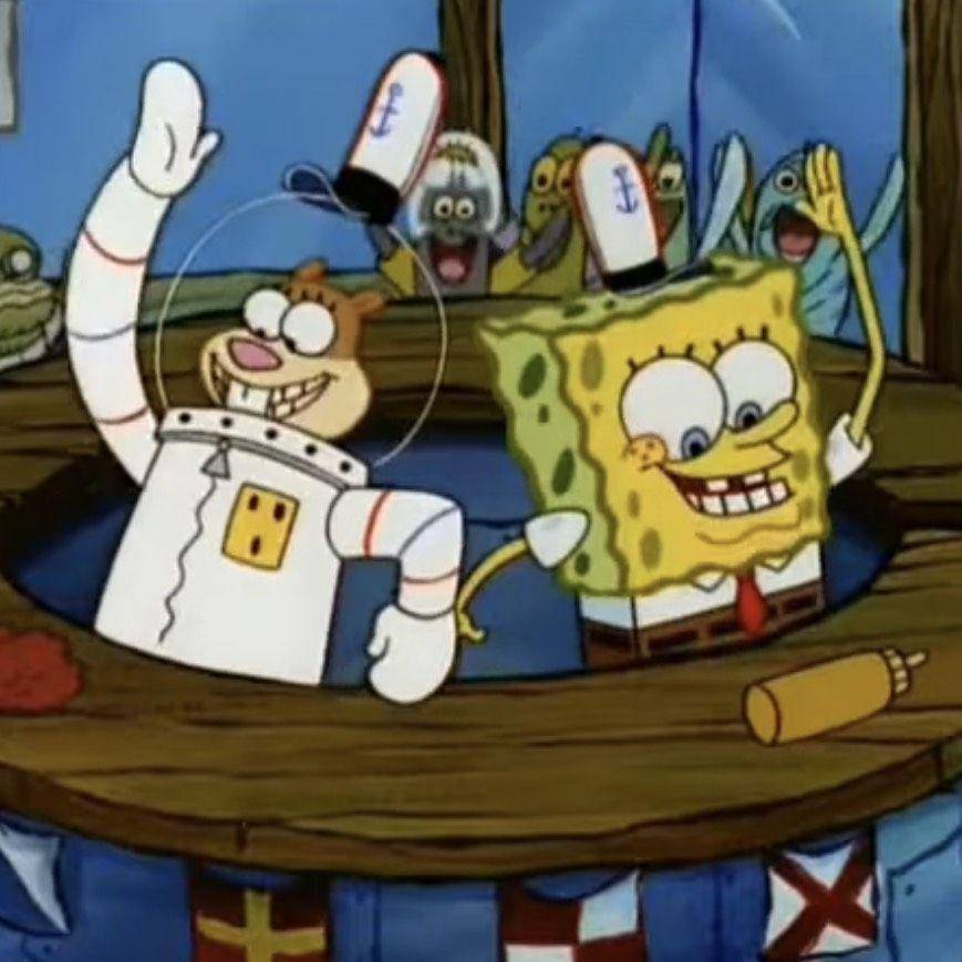 cuplikan adegan Sandy bekerja di Krusty Krab (dok .youtube.com/SpongebobFans)