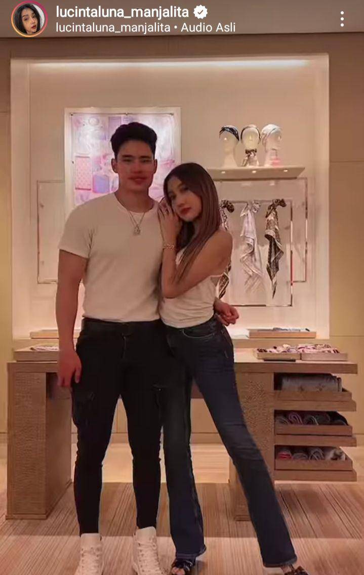 potret Lucinta Luna rangkul mesra artis cowok (instagram.com/lucintaluna_manjalita)