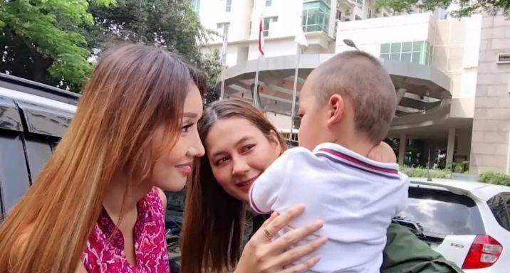 potret Kiano ketemu Lucinta Luna (youtube.com/Baim Paula)