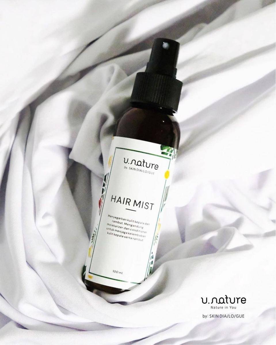 Unature Hair Mist (instagram.com/unature.id)