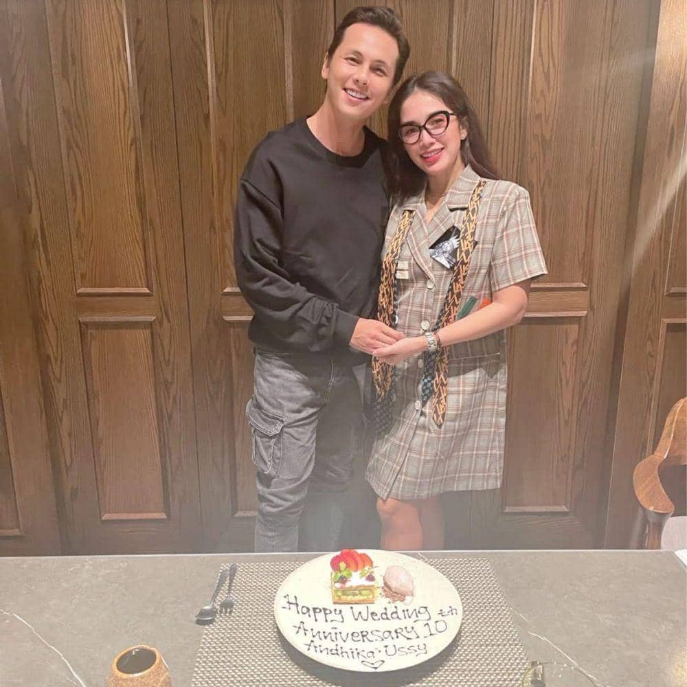 Andhika Pratama dan Ussy Sulistiawaty (instagram.com/andhiiikapratama)