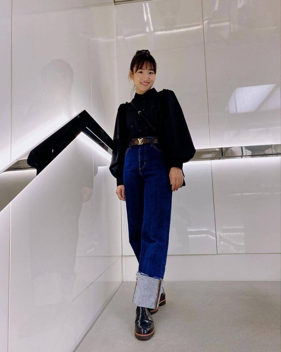 OOTD cute ala Haruka Nakagawa (instagram.com/haruuuu_chan)