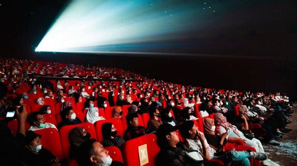 penonton gala premiere Cinta Subuh (instagram.com/rey_mbayang)
