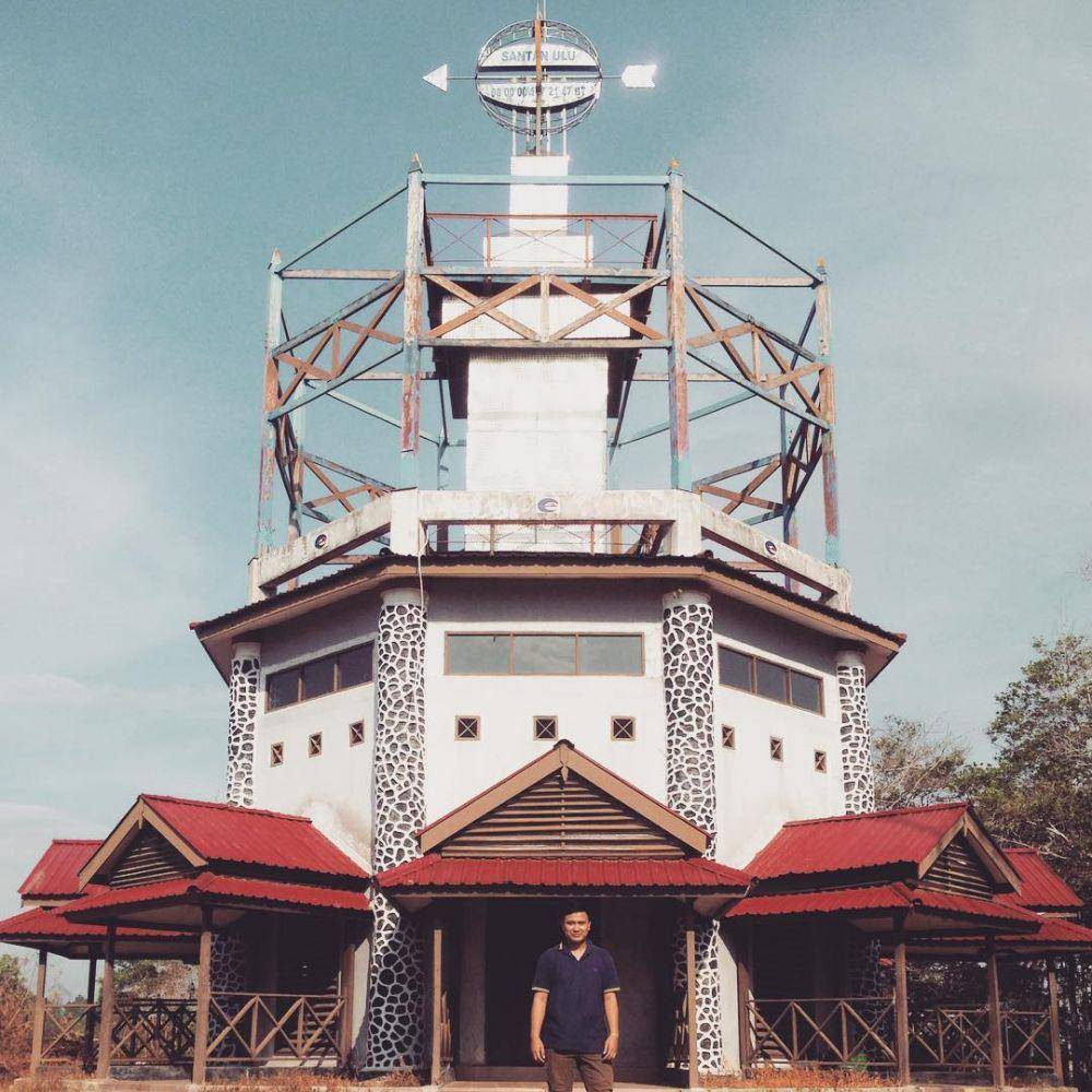 potret Tugu Khatulistiwa Santan Ulu (instagram.com/siwokun)