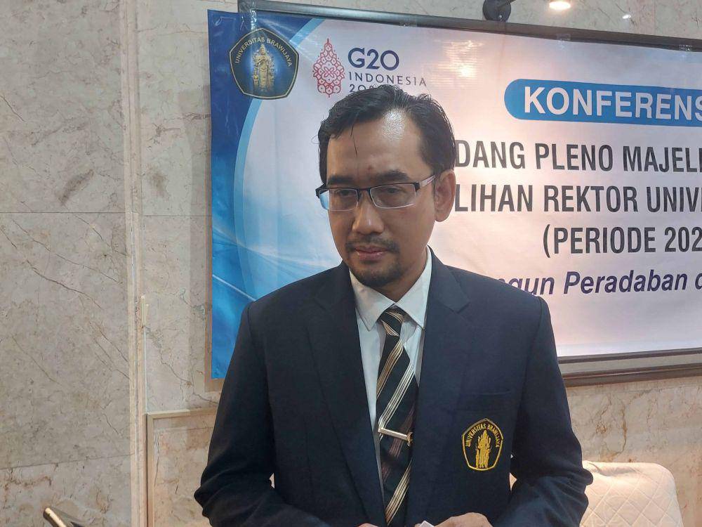 Prof Widodo, Rektor UB terpilih untuk periode 2022-2027. IDN Times/ Alfi Ramadana
