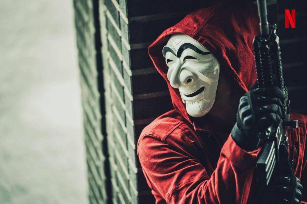 cuplikan adegan serial Money Heist: Korea – Joint Economic Area (instagram.com/netflixkr)
