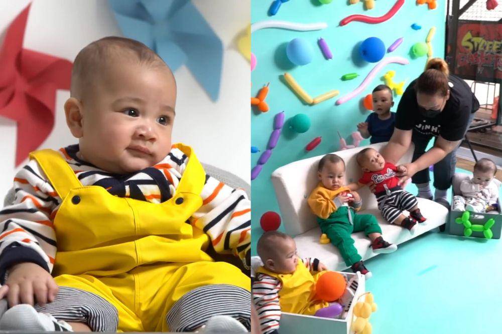 momen Rayyanza dan gengnya pemotretan (youtube.com/RANS Entertainment)