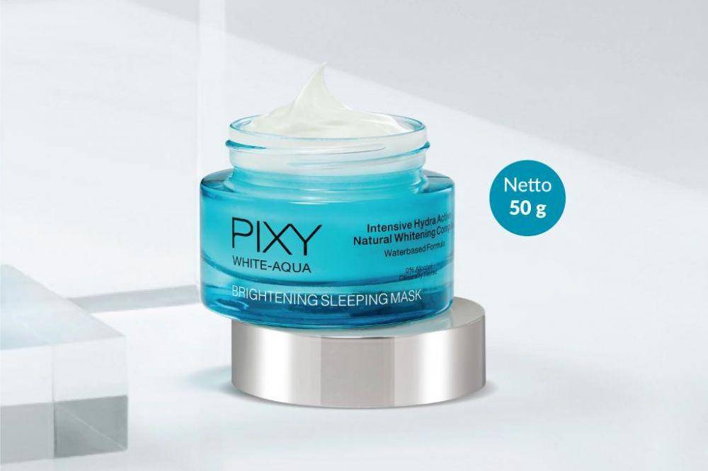 Pixy White Aqua Brightening Sleeping Mask (shopee.co.id/pixyindonesia)