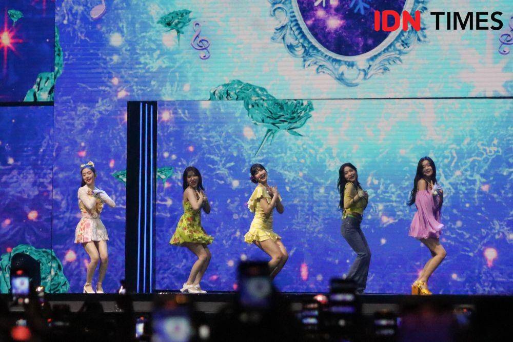 Red Velvet di panggung Allo Bank Festival 2022 (IDN Times/Rafifa Shabira)