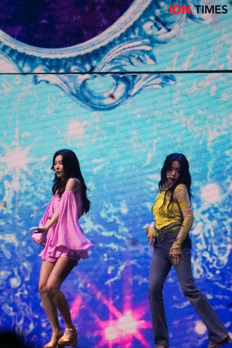 Red Velvet di panggung Allo Bank Festival 2022 (IDN Times/Rafifa Shabira)
