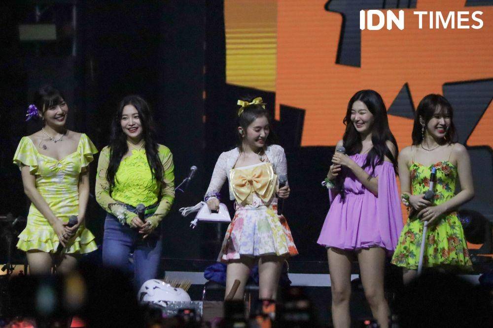 Red Velvet di panggung Allo Bank Festival 2022 (IDN Times/Rafifa Shabira)