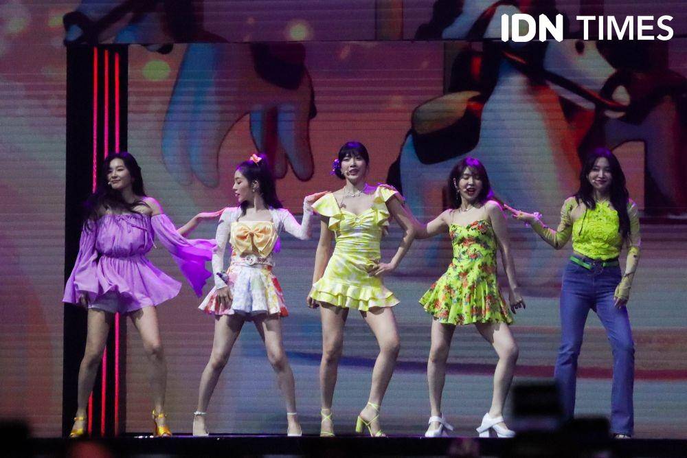 Red Velvet di panggung Allo Bank Festival 2022 (IDN Times/Rafifa Shabira)