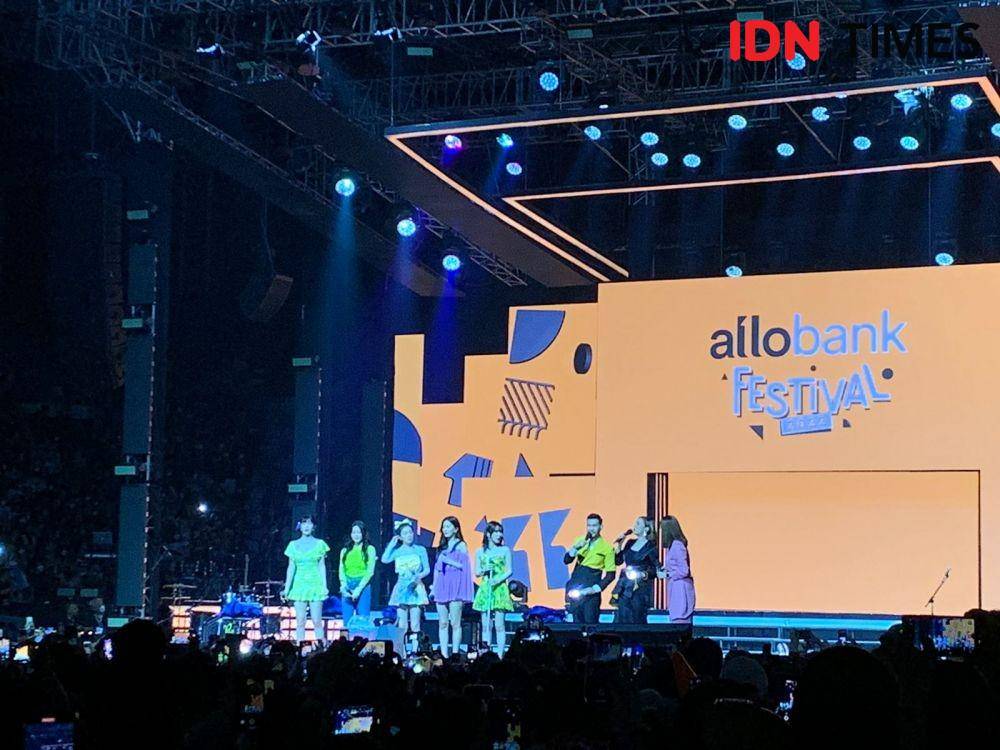 Red Velvet di Allo Bank Festival 2022 (dok. IDN Times/Rafifa Shabira)