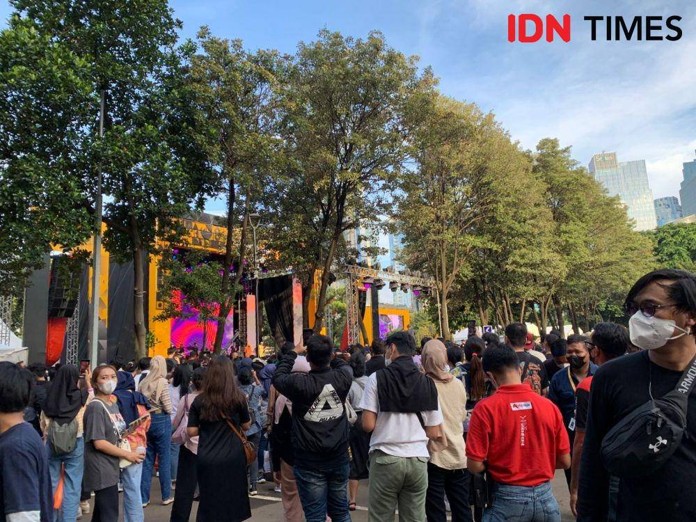 suasana penampilan Red Velvet di Jakarta (IDN Times/Rafifa Shabira)
