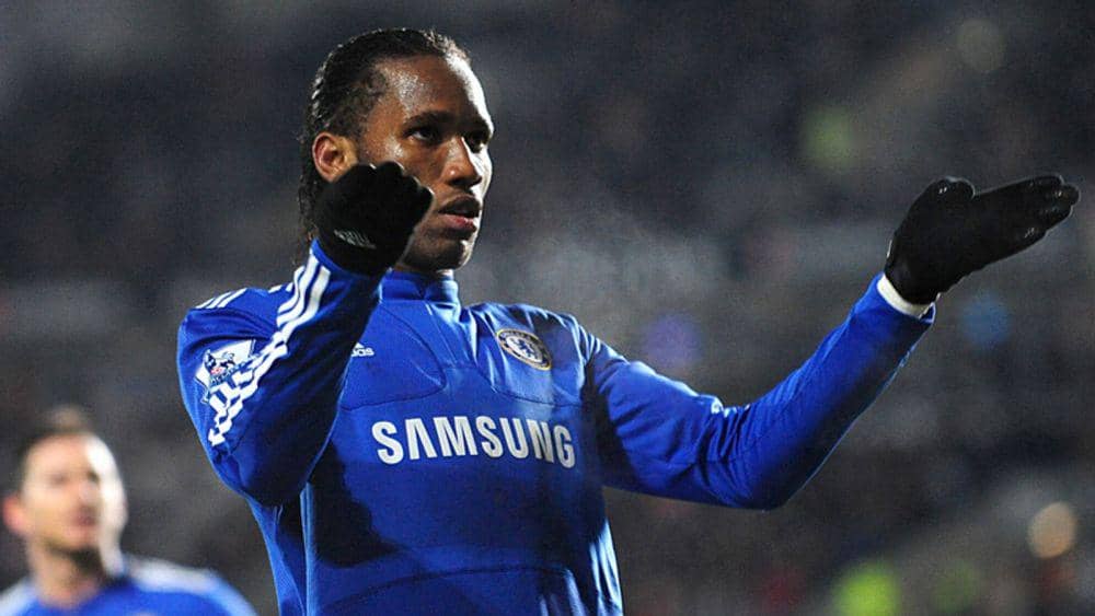 potret Didier Drogba berseragam Chelsea (skysports.com)