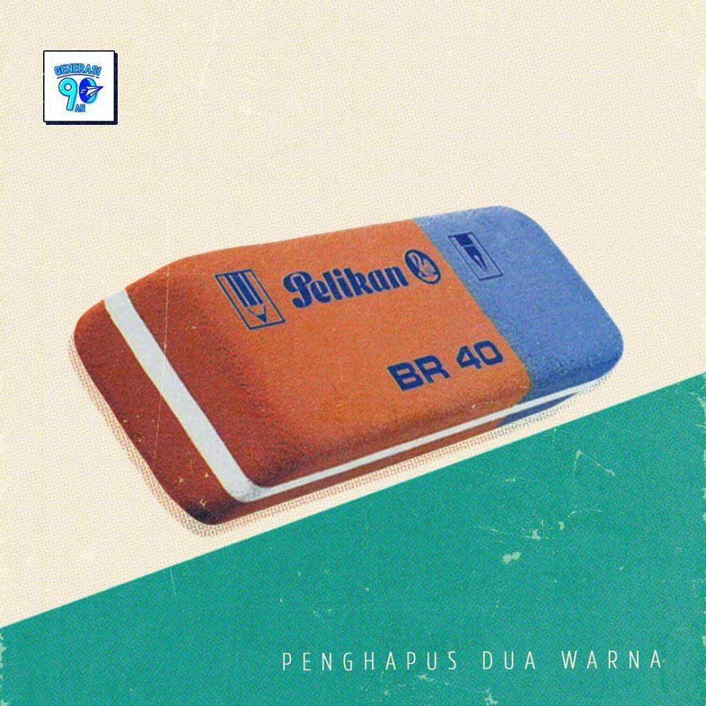 ilustrasi alat tulis jadul (instagram.com/generasi90an)