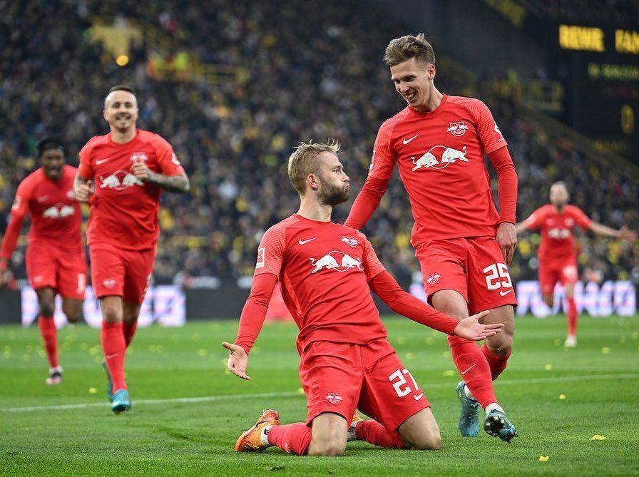 Selebrasi Konrad Laimer (instagram.com/konradlaimer)
