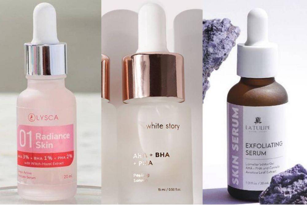 Peeling serum (instagram.com/lyscabeauty/| instagram.com/whitestory.id/| instagram.com/latulipecosmetiques)
