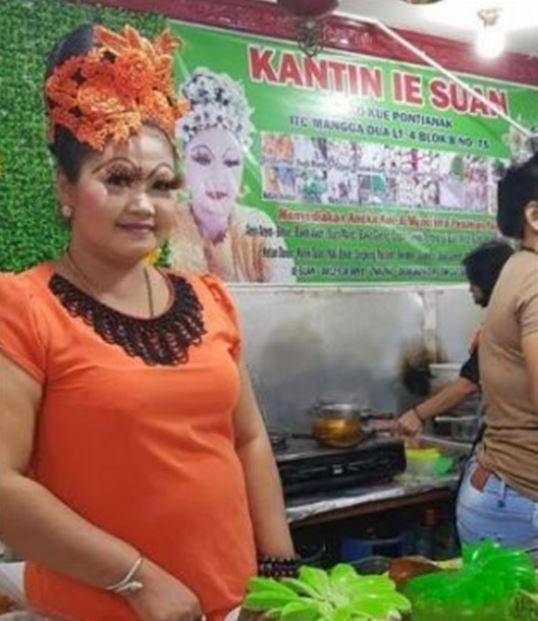 outfit penjual kelewat modis (1cak.com)