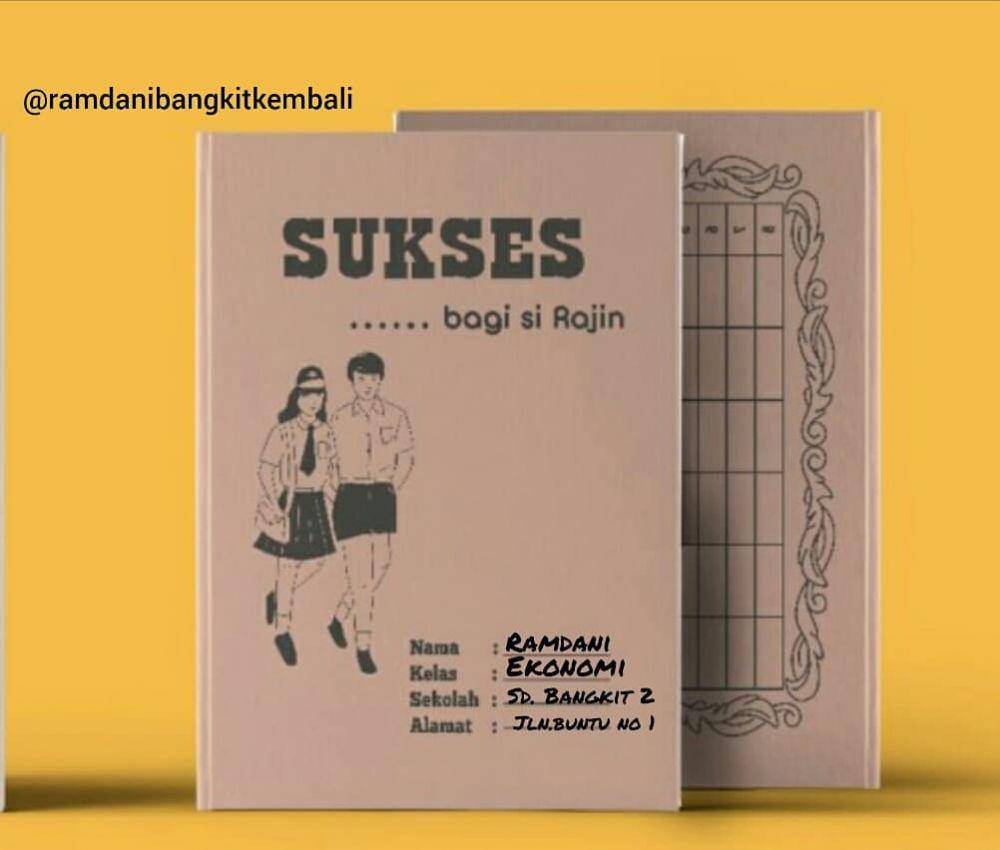 ilustrasi alat tulis jadul (instagram.com/ramdanibangkitkembali)