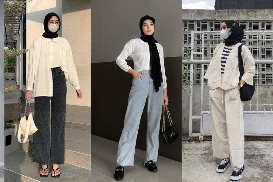 Style hijab normcore (instagram.com/lutvy_putri | instagram.com/vinamaulina | instagram.com/___k.niaa)