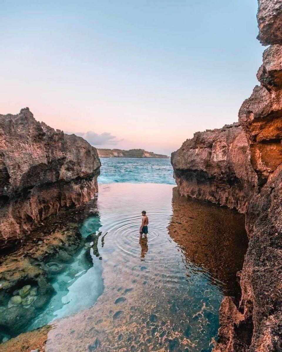 9 Potret Angel's Billabong di Nusa Penida, Punya Lanskap Memukau