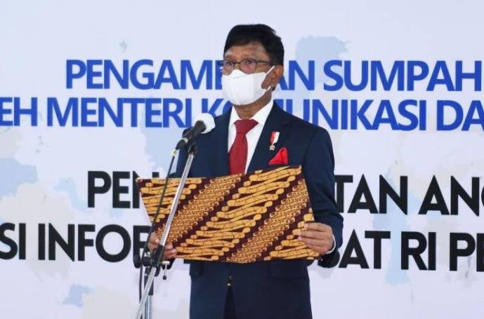 Menkominfo Johnny G Plate (Dok. Kominfo)