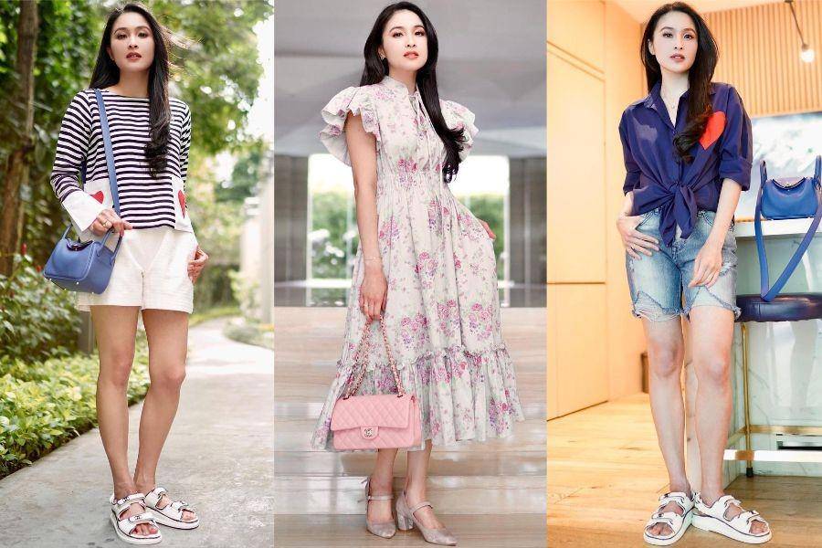 OOTD casual ala Sandra Dewi (instagram.com/sandradewi88)