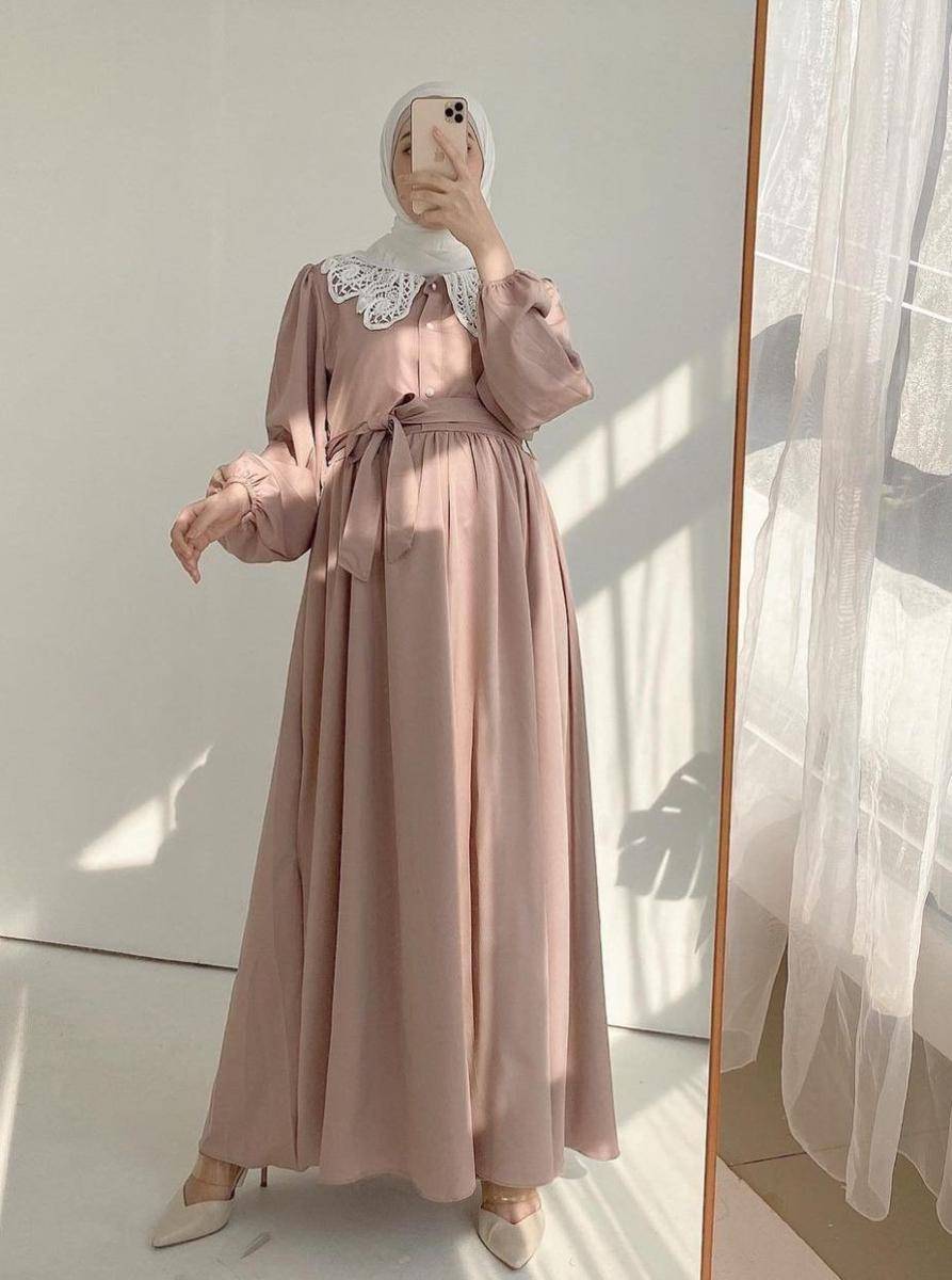 style hijab cottagecore (instagram.com/sin.sr)
