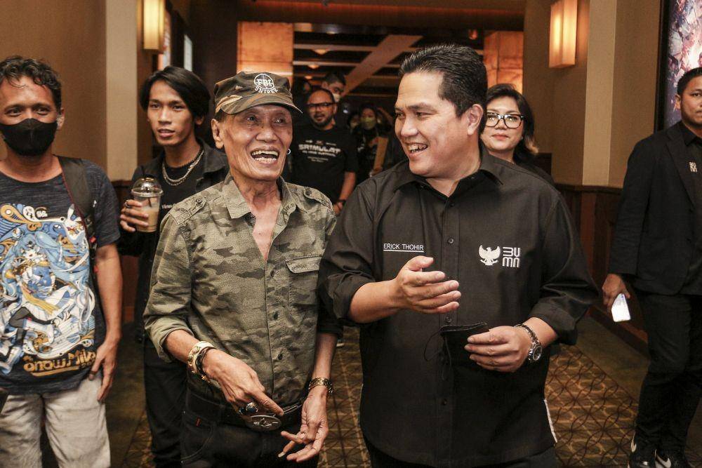 Erick Tohir & Tessy (Dok. MNC Pictures & IDN Pictures)