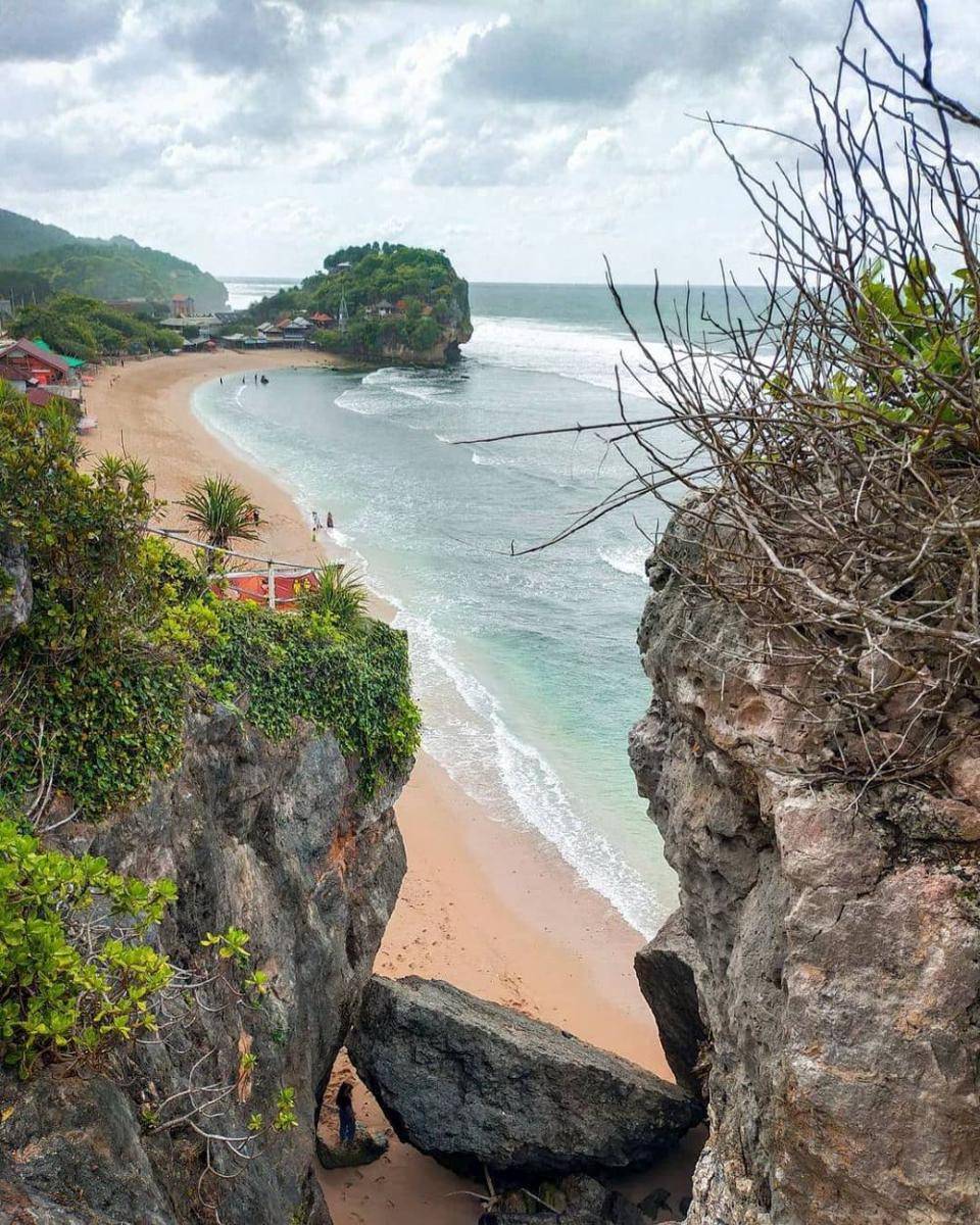 potret Pantai Indrayanti (instagram.com/Indoflashlight)