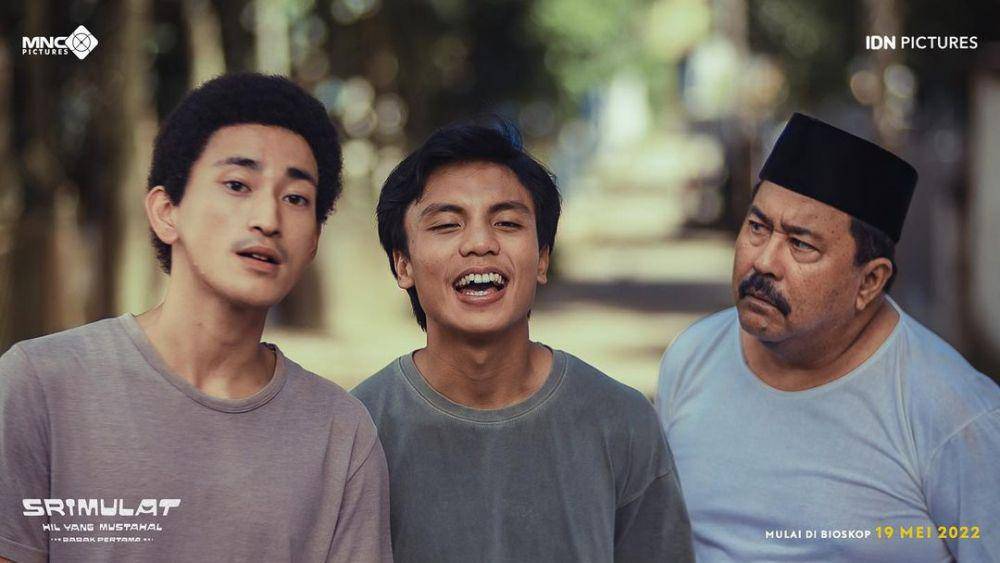 Bio One, Elang El Gibran Rosadi, dan Rano Karno di film Srimulat: Hil yang Mustahal (instagram.com/filmsrimulat)
