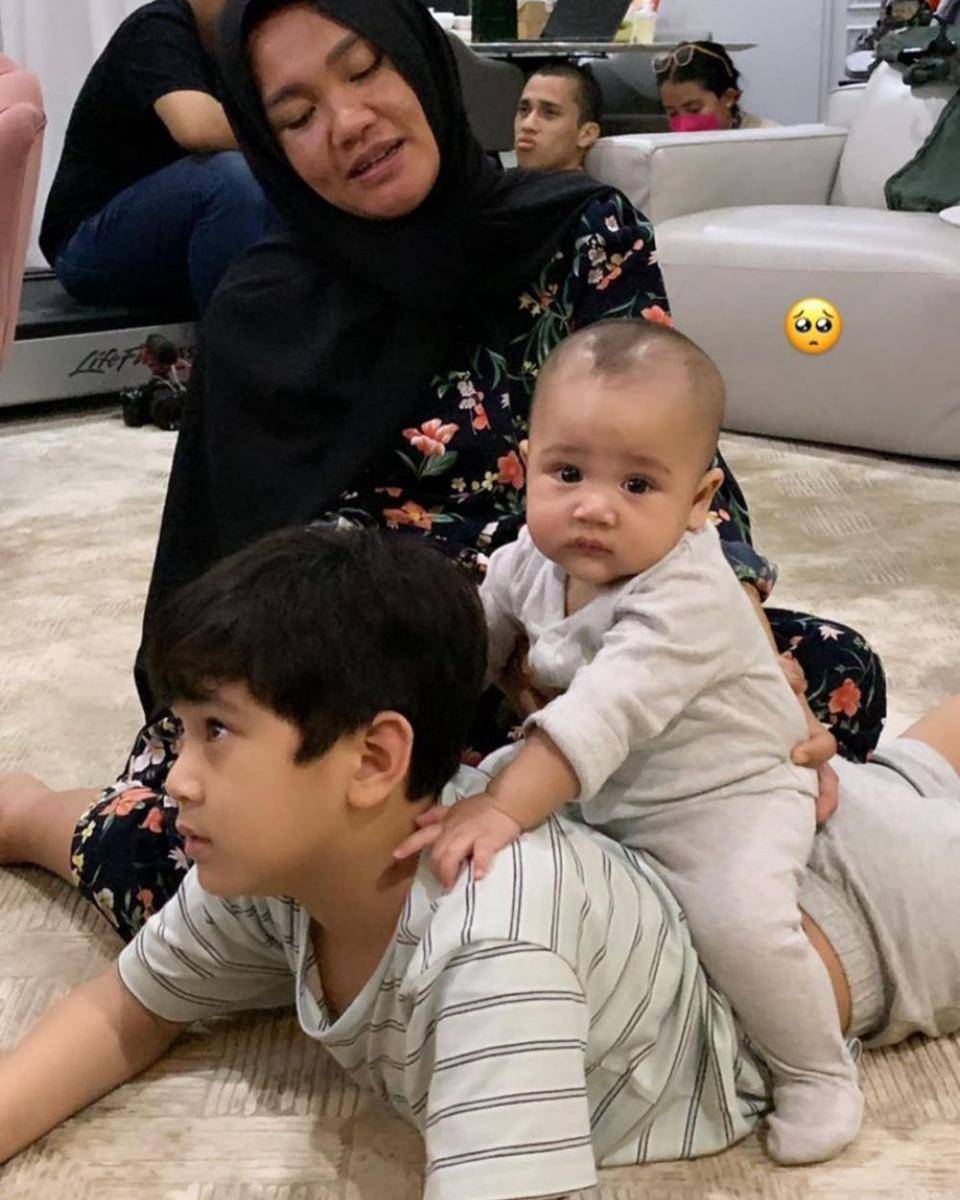 Shela Lala, Rafathar, dan Rayyanza (instagram.com/nagi_ta1717)