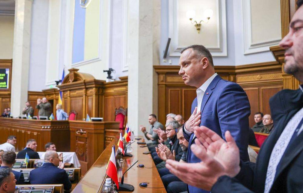 Andrzej Duda di parlemen Ukraina (Instagram.com/prezydent_pl)