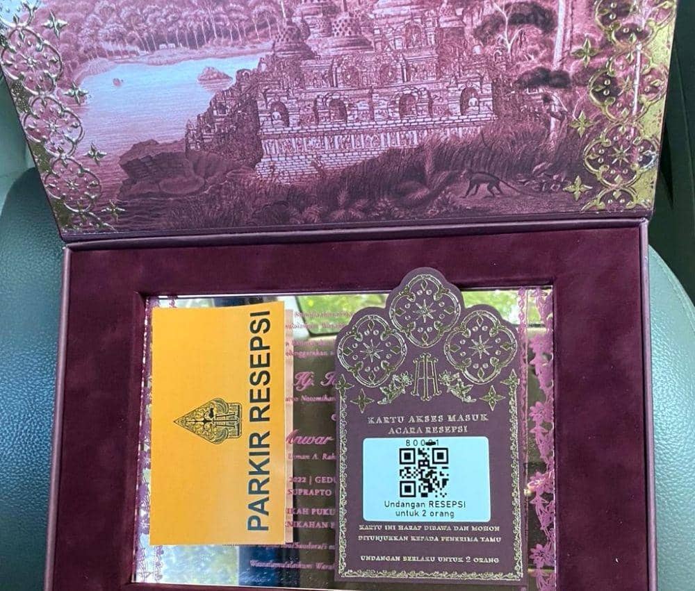 Canggih! Tamu Undangan Pernikahan Idayati-Anwar Usman Dapat Barcode