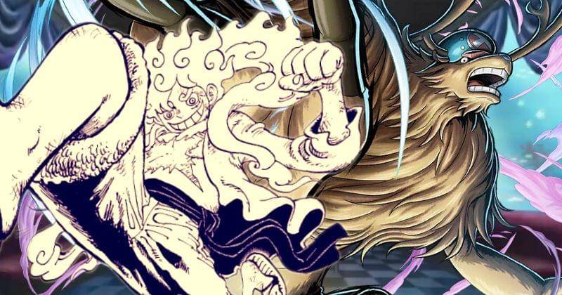 Gear 5 Luffy dan Monster Point Chopper. (Berbagai sumber)