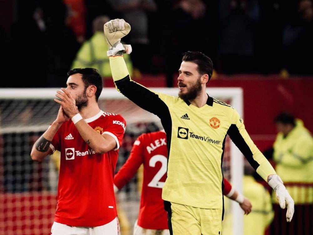 potret para pemain Manchester United merayakan kemenangan (instagram.com/manchesterunited)