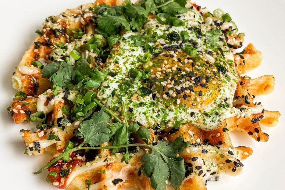 Resep Waffle Okonomiyaki, Menu Savory Simpel untuk Sarapan Pagi!