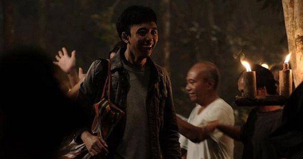 Wahyu di pesta hajatan (  Dok. instagram.com/fajar_nugra/ )